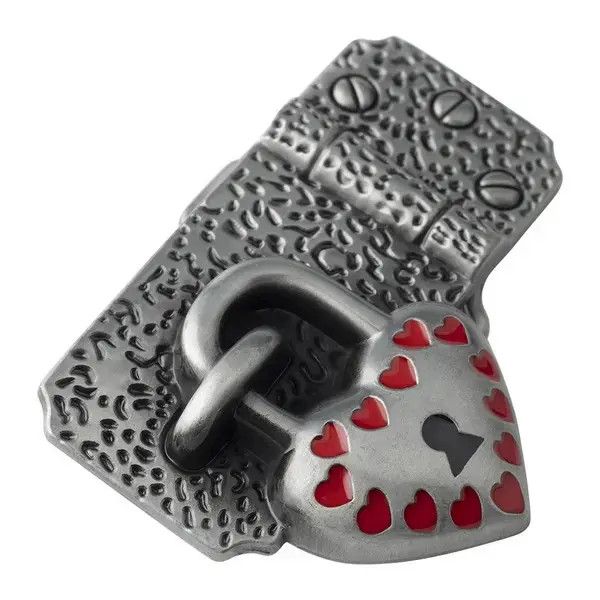 Vintage Cardioid Padlock Belt Buckle Size ONE SIZE - 3 Thumbnail