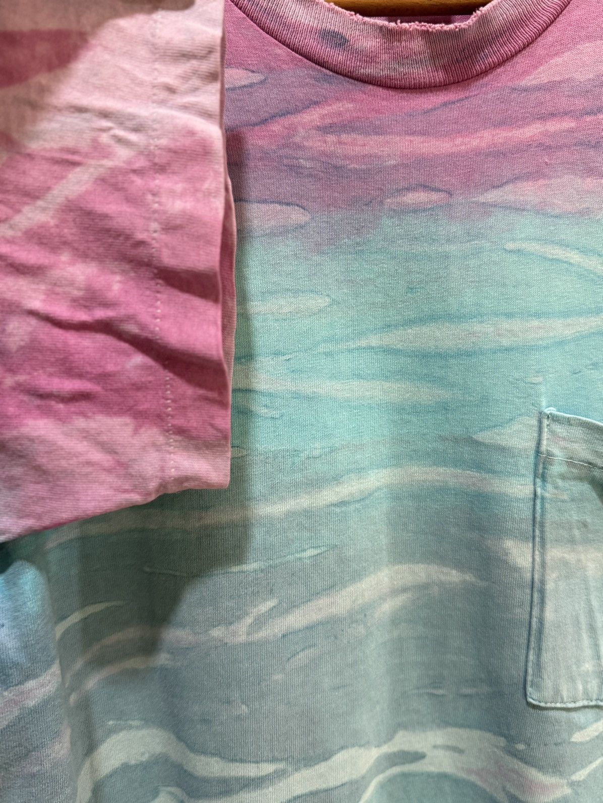 Girl Skateboards Thrashed Vintage 90s FOTL Pocket Tie Dye Distressed Tee Size US M / EU 48-50 / 2 - 7 Thumbnail