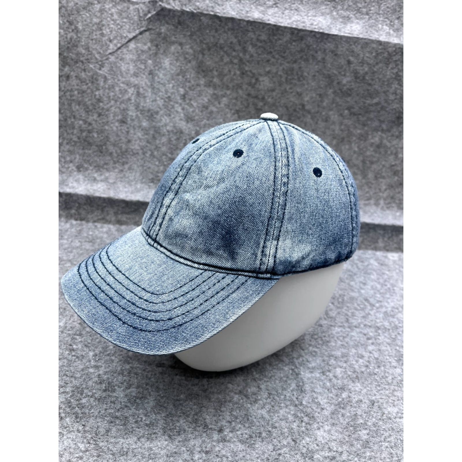 Walmart Walmart Hat Cap Strap Back Adult One Size Blue Denim Cotton Outdoors Size ONE SIZE - 4 Thumbnail