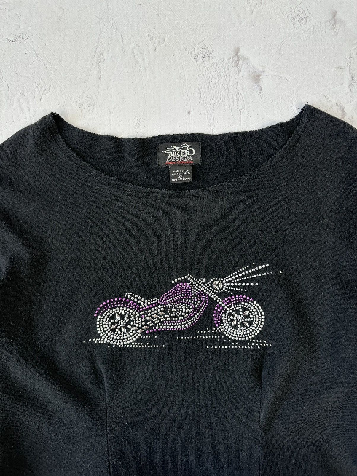 Vintage Y2K Vintage Moto Distressed Flared Sleeve Sweater Size L / US 10 / IT 46 - 5 Thumbnail