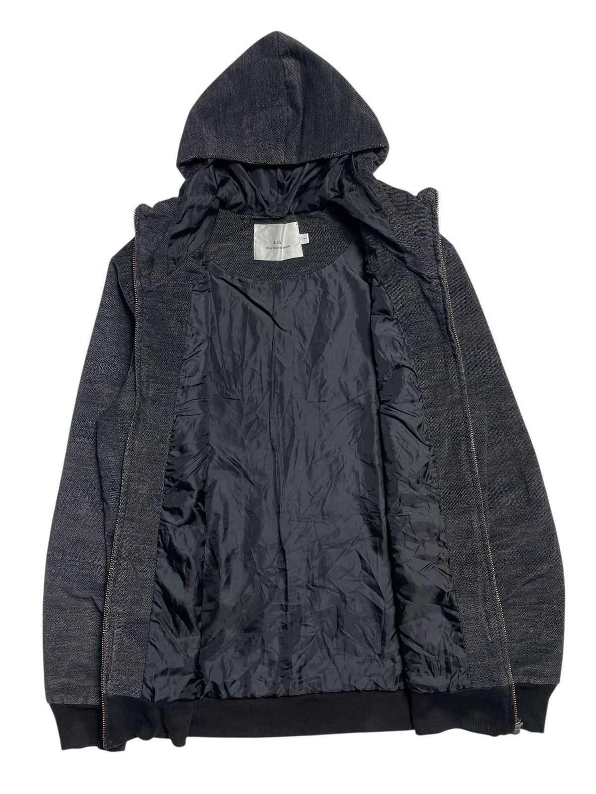 Japanese Brand 2000’s Liss - Denim Zip Hood Jacket Size US M / EU 48-50 / 2 - 5 Thumbnail