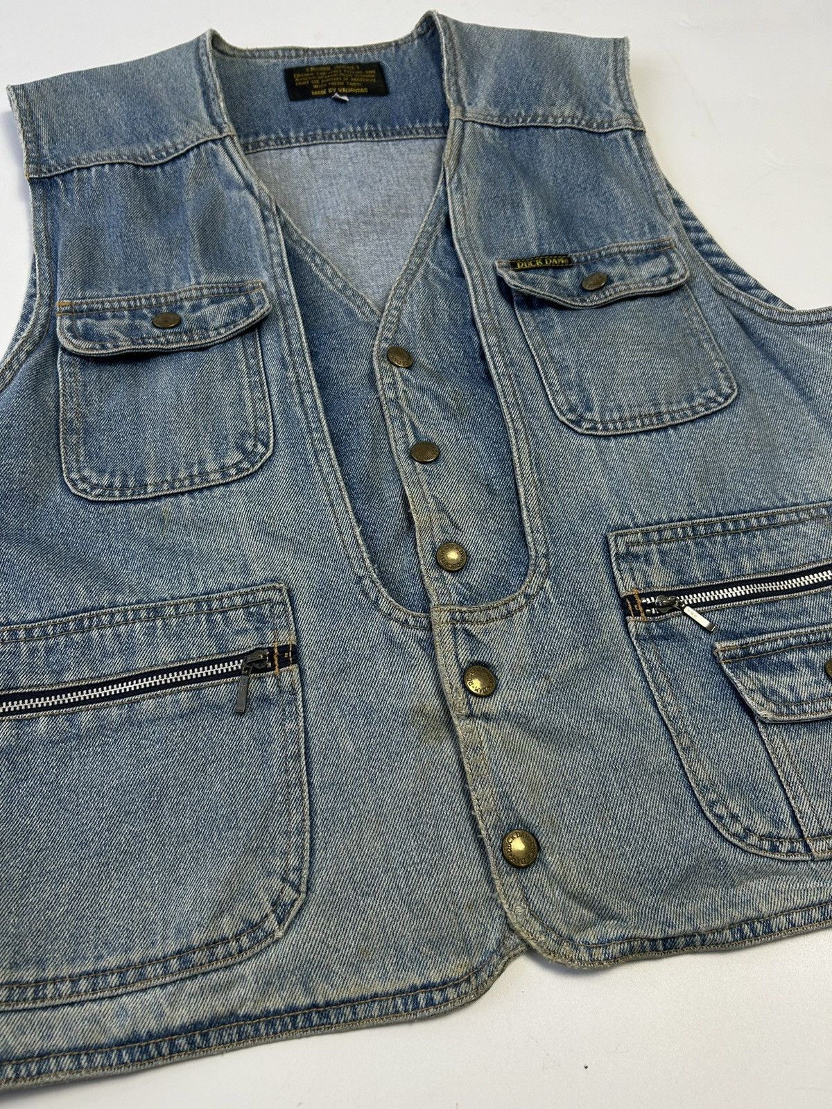 Vintage RUCK DAM DENIM VEST Size US XXL / EU 58 / 5 - 2 Thumbnail