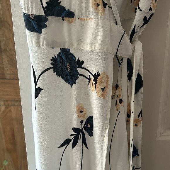 Ganni 🎀GANNI DALTON CREPE VANILIA KIMONO WRAP DRESS LADIES sz 38 Size XS / US 0-2 / IT 36-38 - 6 Thumbnail