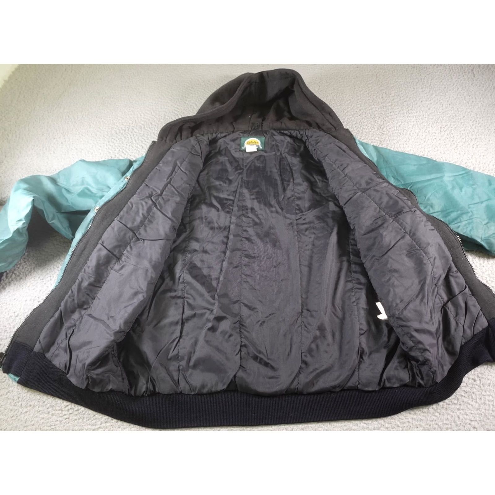 Vintage VINTAGE Cabela's Bomber Jacket Mens M Green Hooded Insulated Outdoor Hiking Hunting Casual Travel Size US M / EU 48-50 / 2 - 6 Thumbnail