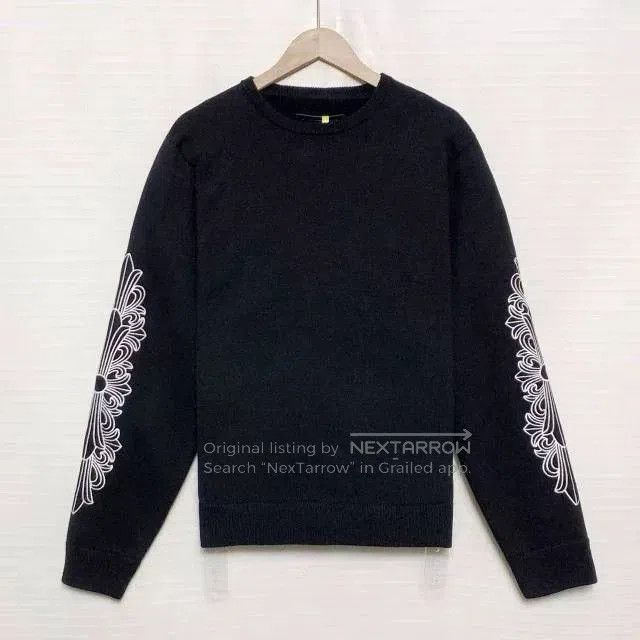 Chrome Hearts Chrome Hearts Black Vine Embroidery Cashmere Sweater. Size US L / EU 52-54 / 3 - 1 Thumbnail
