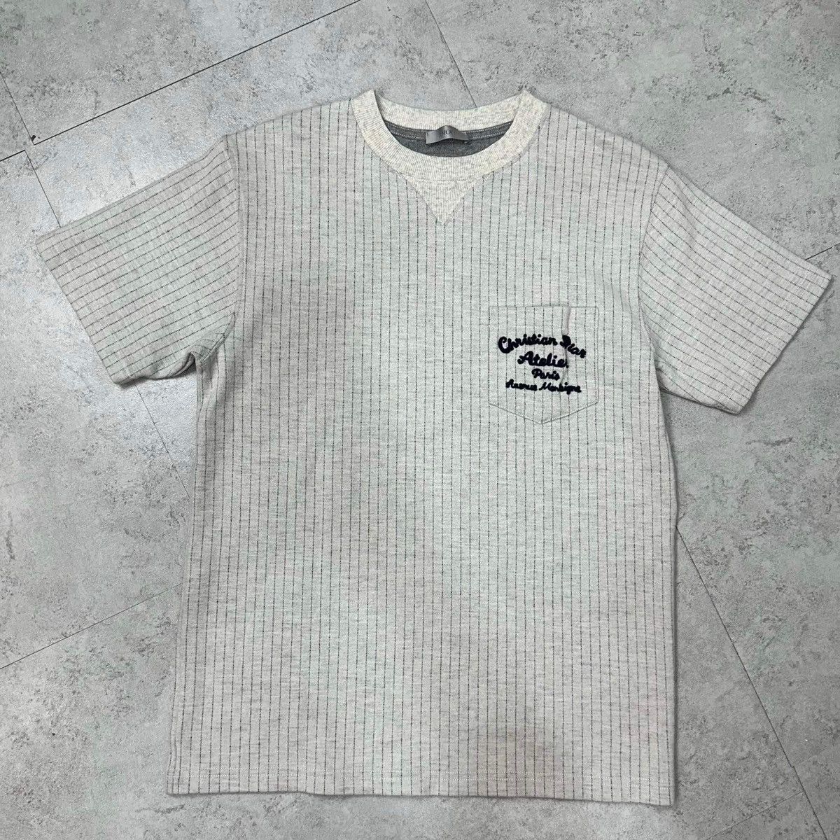Dior DIOR S22 EMBROIDERED PLAIN WEAVE KNITED T SHIRT Size US M / EU 48-50 / 2 - 2 Thumbnail