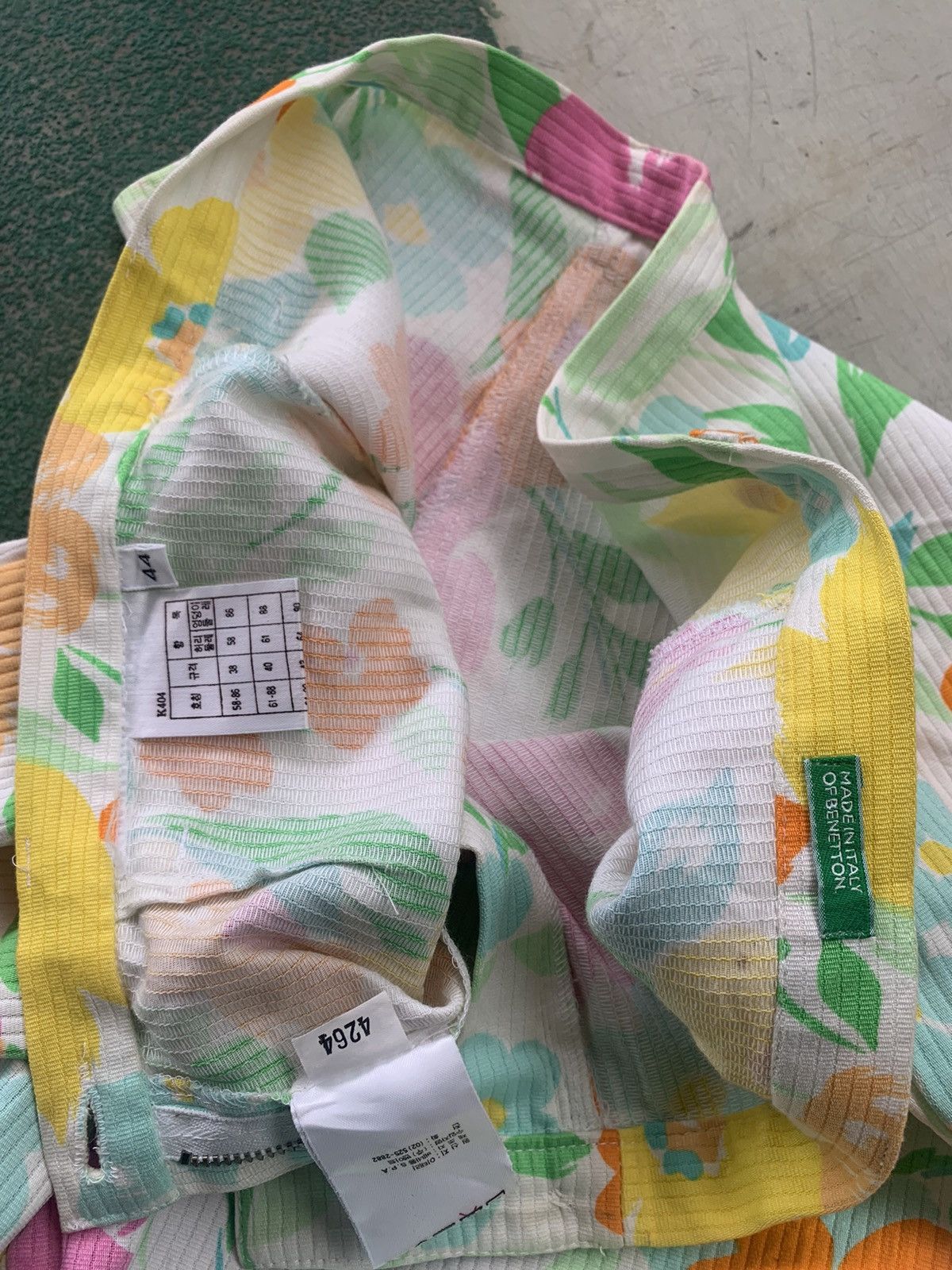 United Colors Of Benetton Floral Pants United Colors of Benetton Size 31" - 6 Thumbnail