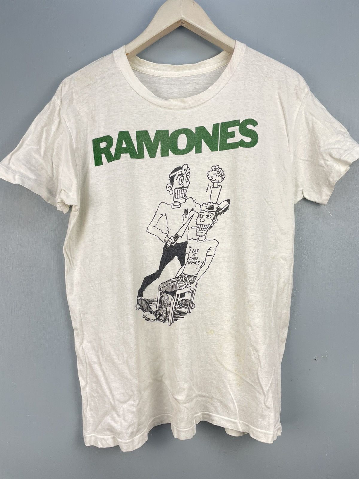 Band Tees Vintage 80s Ramones punk band t shirt Size US S / EU 44-46 / 1 - 3 Thumbnail