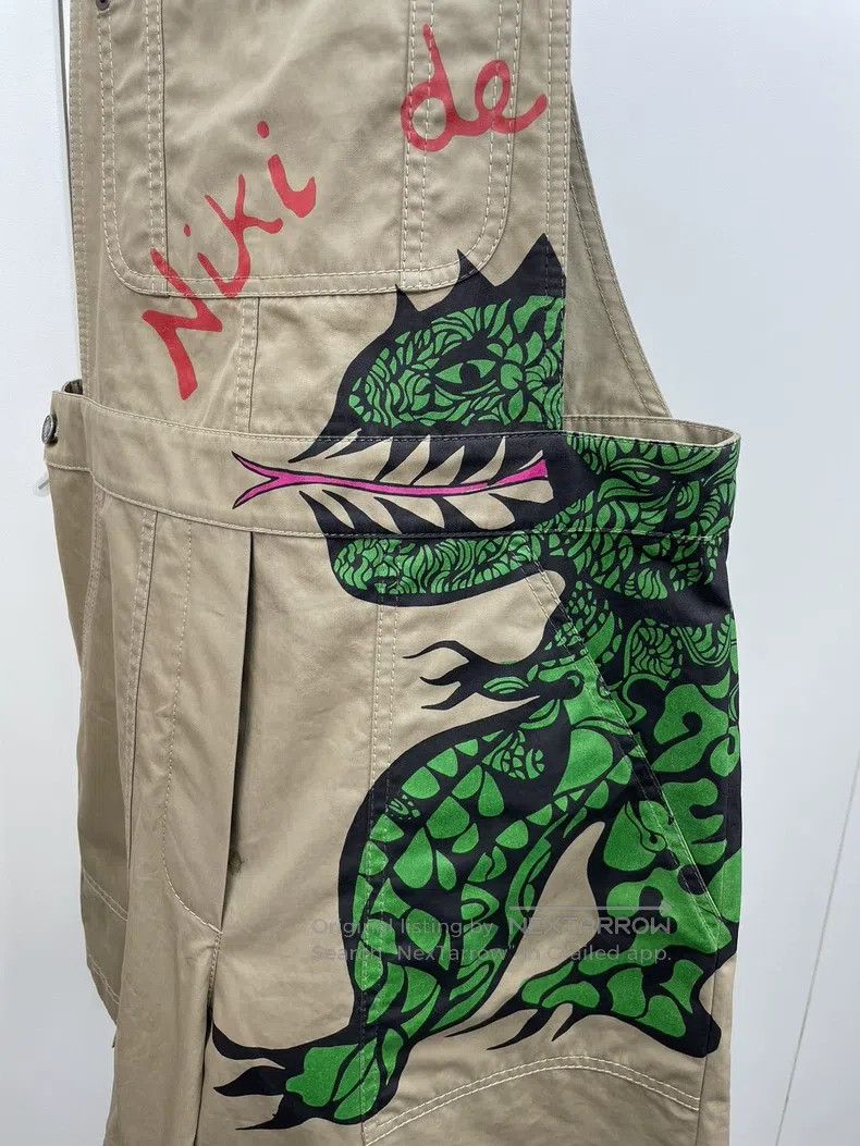 Dior Dior 24 new green dinosaur bib pants Size 24" / US 00 / IT 34 - 3 Thumbnail