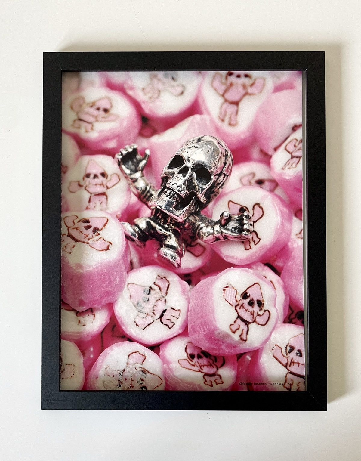 Chrome Hearts × Vintage Chrome Hearts skull candies photo Poster framed 9x11 Size ONE SIZE - 1 Thumbnail