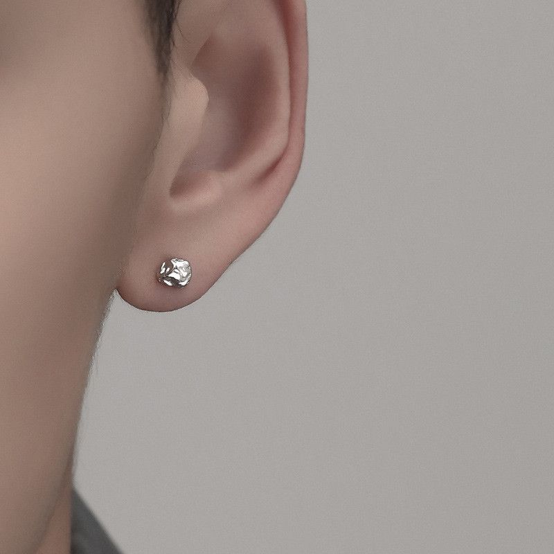 Jewelry Modern Earrings One Pairs Chrome Jewelry Size ONE SIZE - 1 Thumbnail