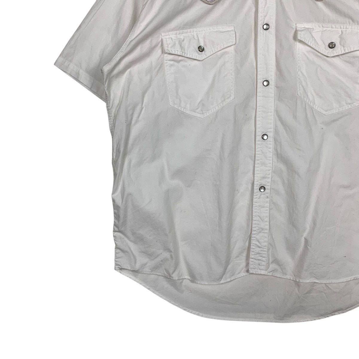 Japanese Brand OFF ROAD White Work Shirt Button Up Western Shirt #1934-C84 Size US L / EU 52-54 / 3 - 5 Thumbnail