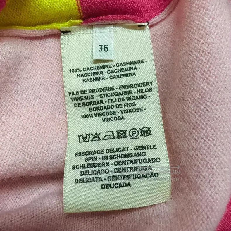Hermes Hermes Pink Chain Pattern Wool Knit Top Size XS / US 0-2 / IT 36-38 - 5 Thumbnail