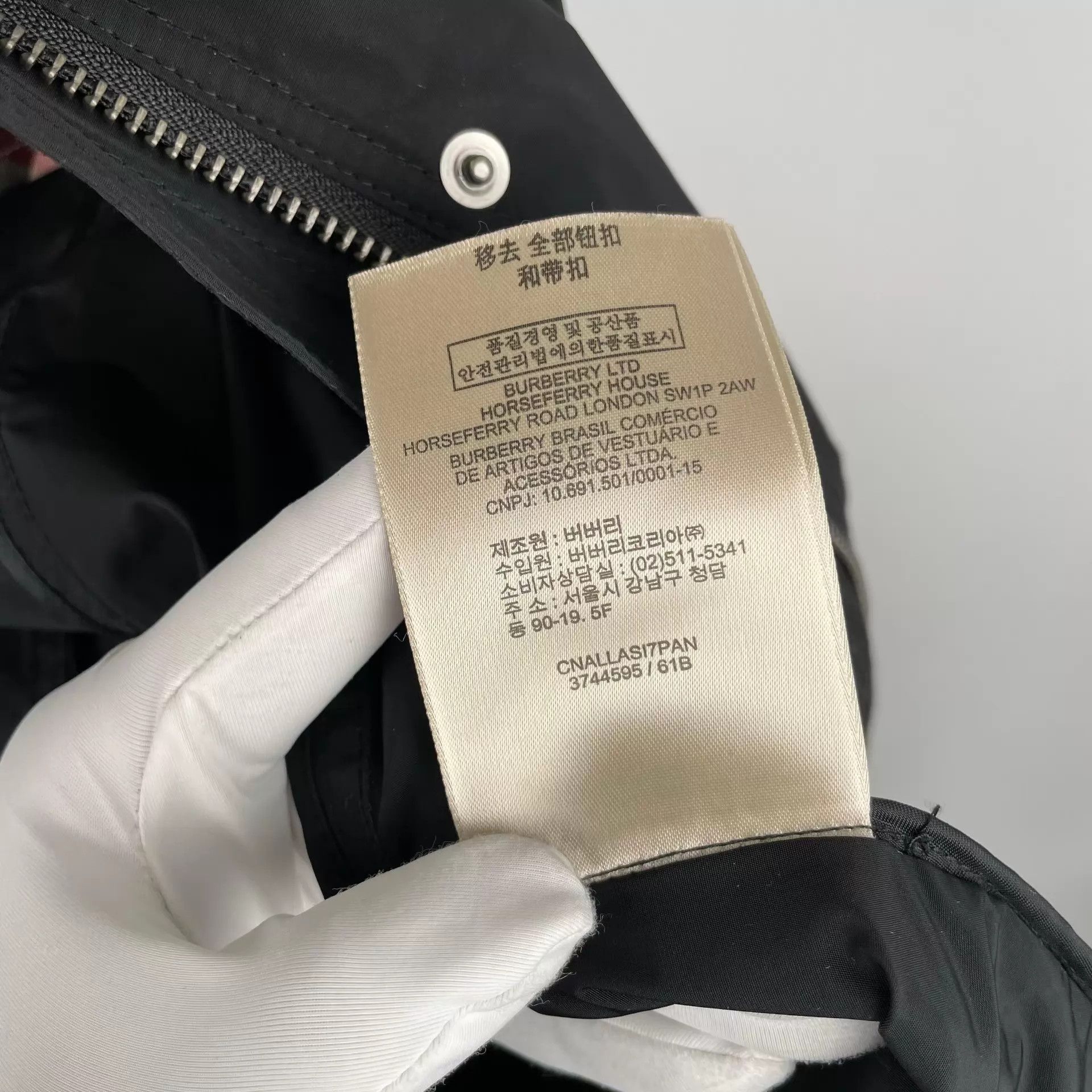 Burberry Burberry Women's Black Trench Coat 36 Size XS / US 0-2 / IT 36-38 - 6 Thumbnail