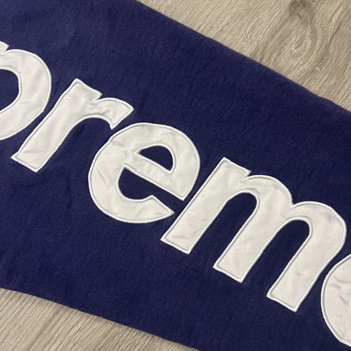 Supreme Supreme Satin Appliqué Logo Sweatpants FW23 Size US 32 / EU 48 - 4 Thumbnail