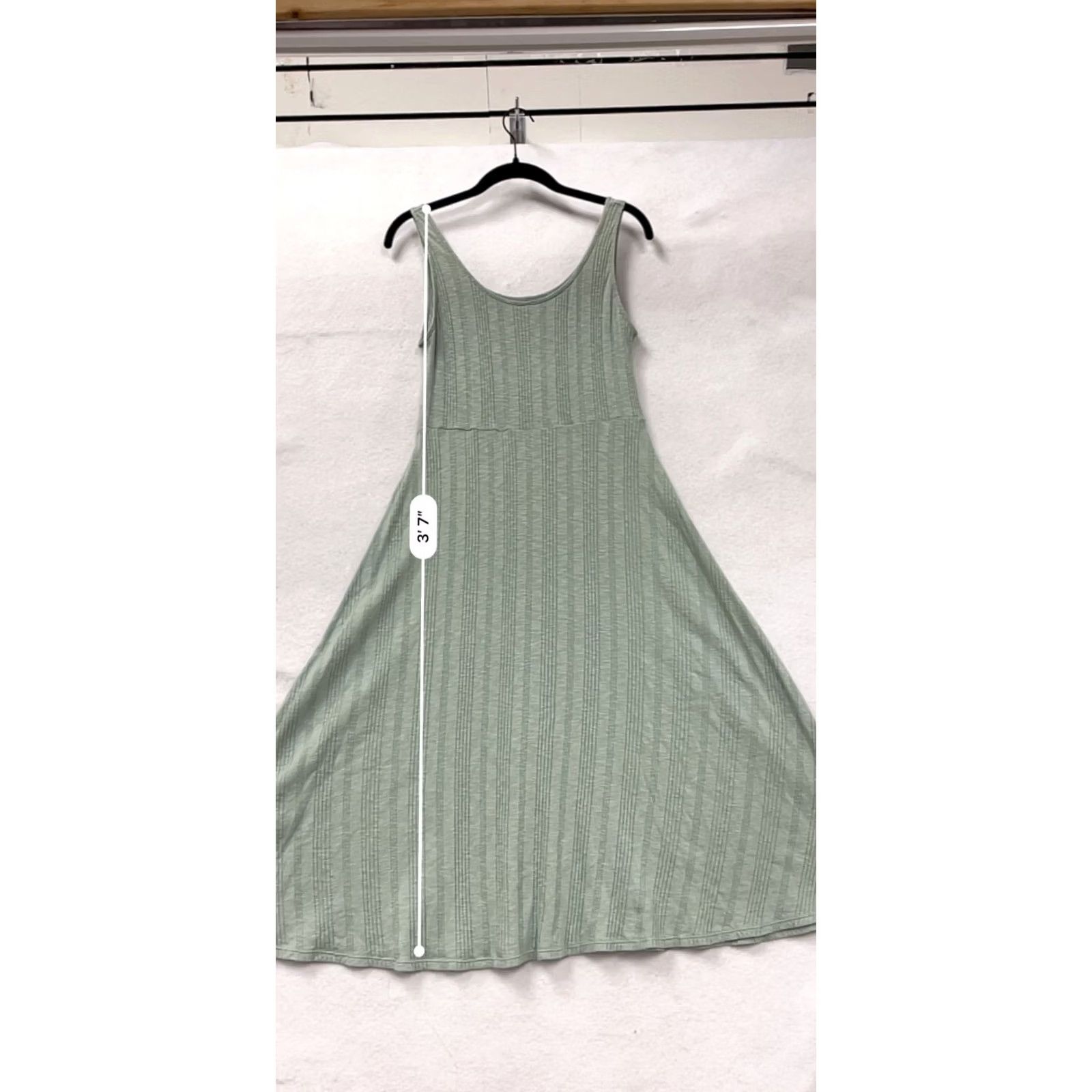 Vintage Carve Designs Womens Dress Sleeveless Midi Green S 8099 Womens S Dress Sundress Midi Green Carve Designs Size S / US 4 / IT 40 - 6 Thumbnail