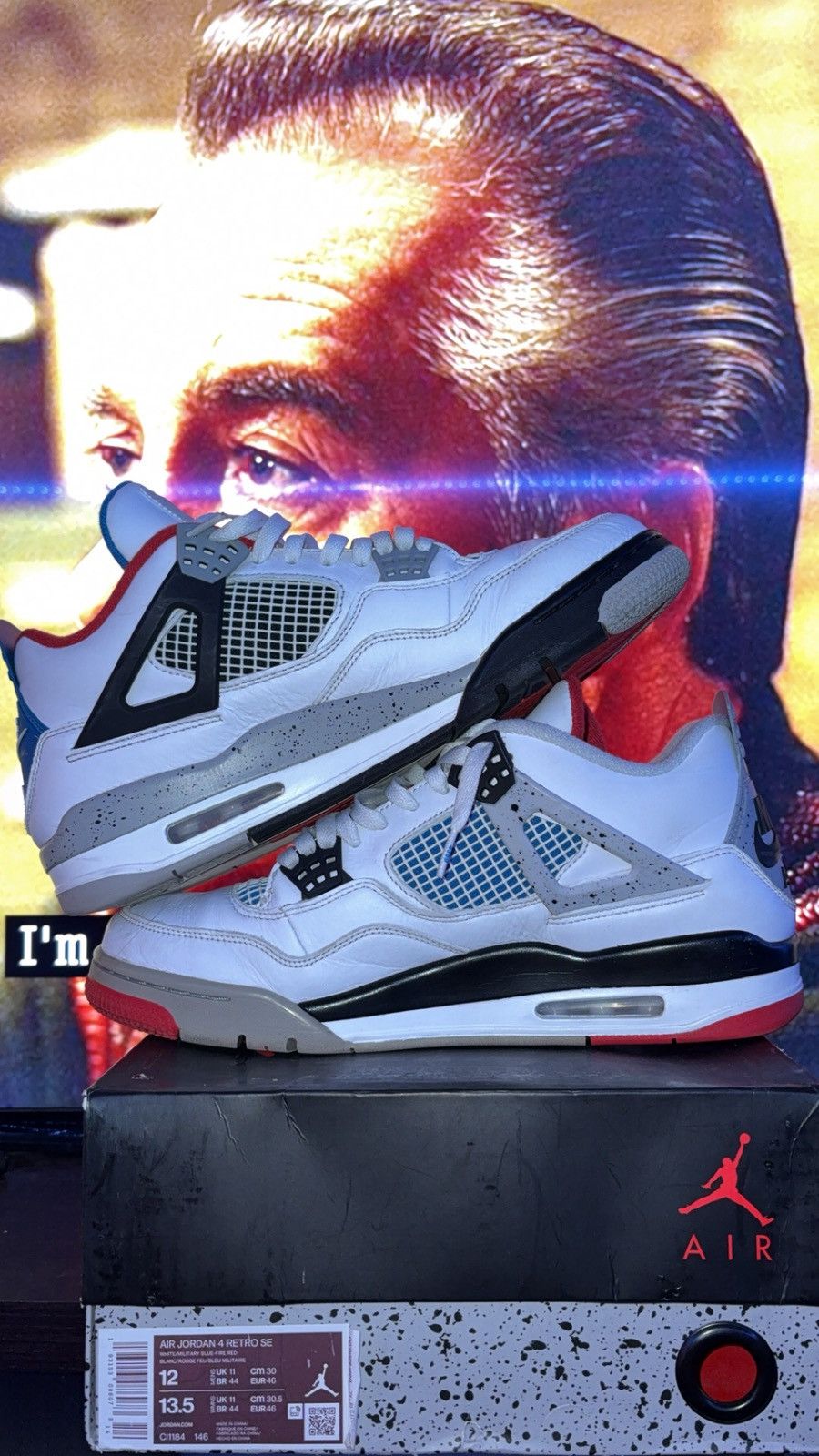 Jordan Brand Jordan 4 retro “what the” Size US 12 / EU 45 - 2 Thumbnail