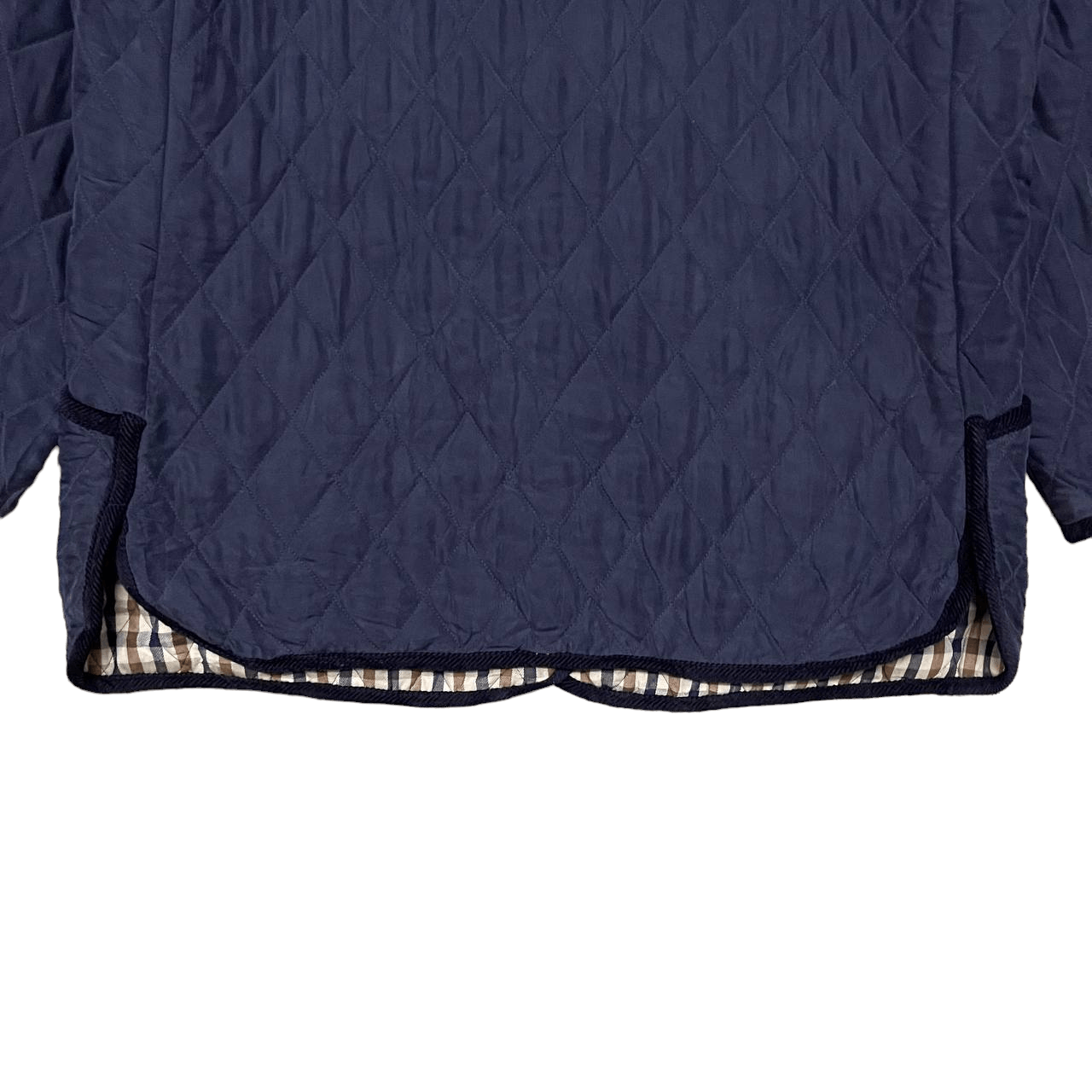 Aquascutum Vintage Aquascutum London Quilted Silk Jacket Corduroy Size US M / EU 48-50 / 2 - 15 Thumbnail