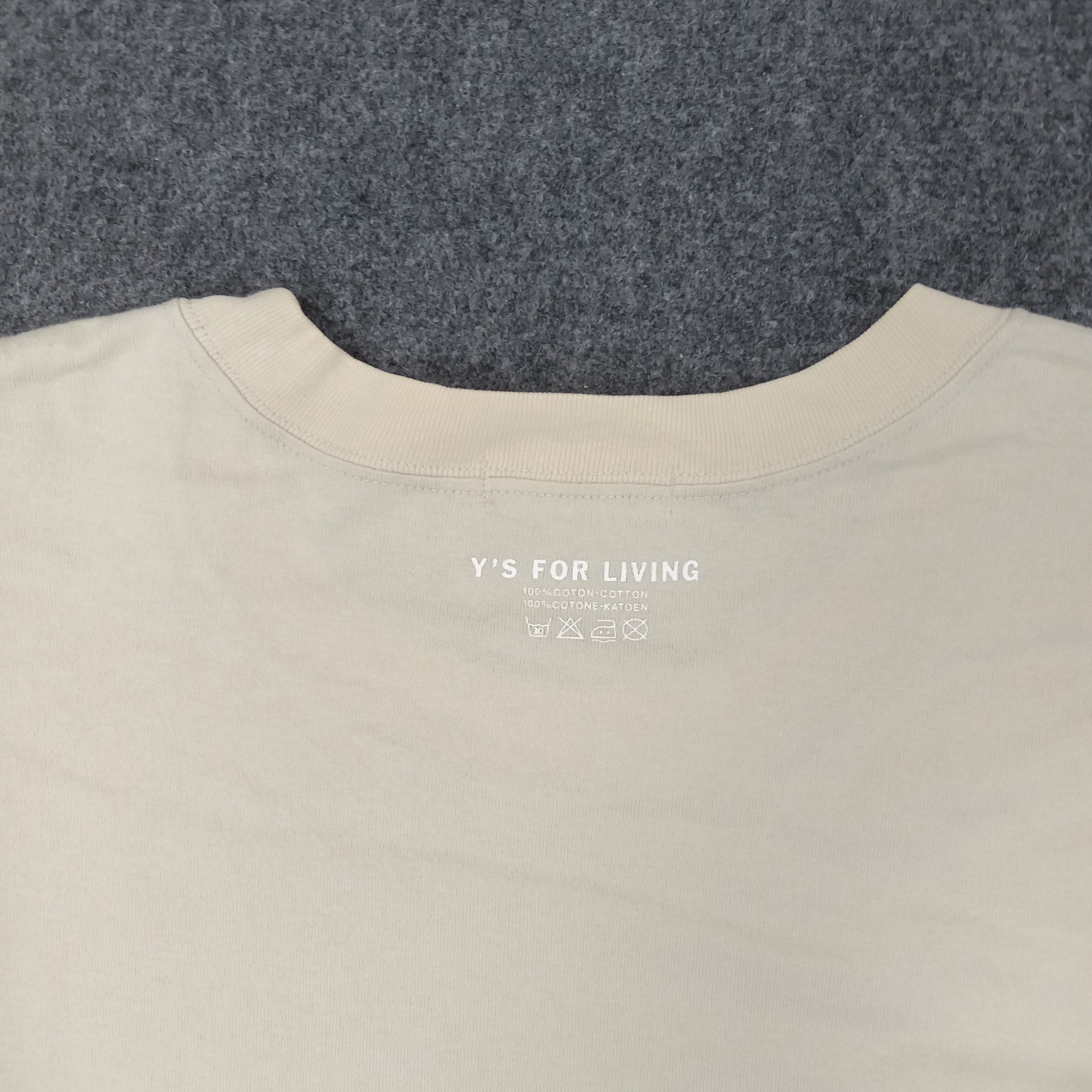 Yohji Yamamoto Y's For Living by Yohji Yamamoto Designer Tshirt C239N27 Size US L / EU 52-54 / 3 - 5 Thumbnail