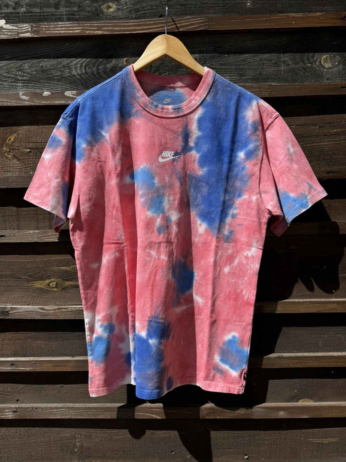 Designer × Nike Nike Tie Dye center logo premium t-shirt loose tee Size US S / EU 44-46 / 1 - 6 Thumbnail