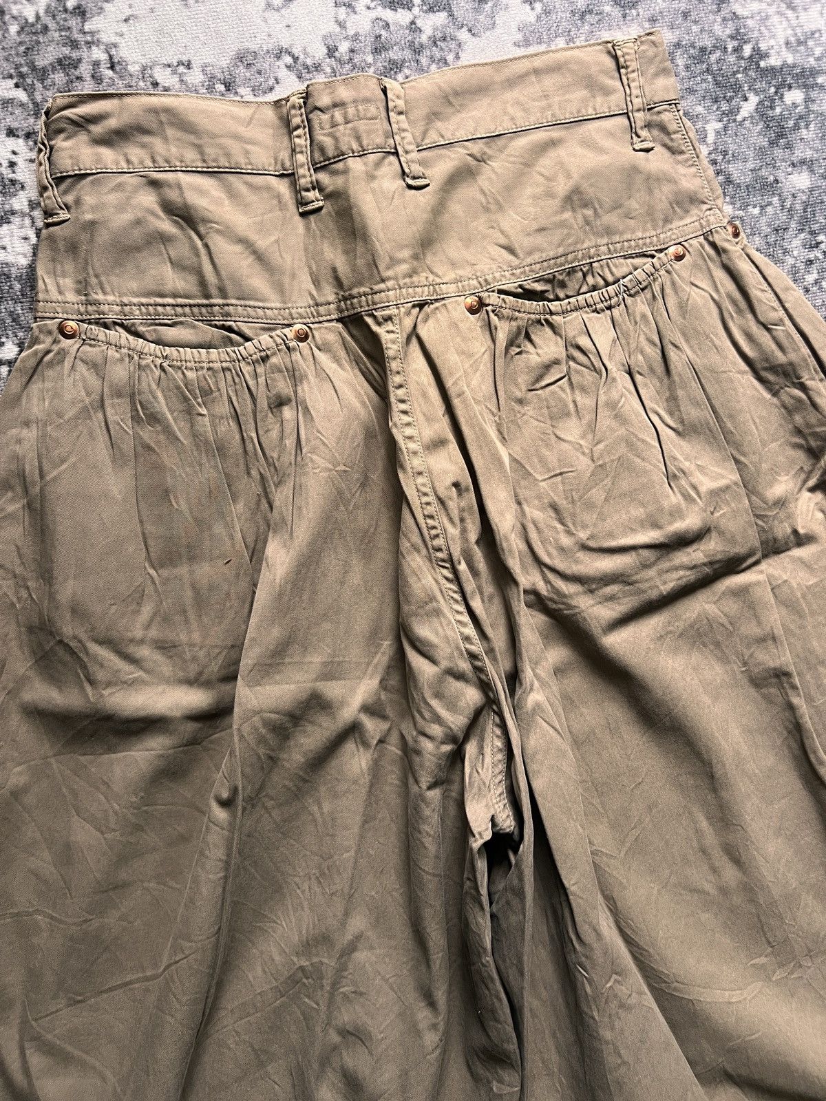 Kapital Kapital Wide Fit Baggy Cotton Pants Size US 29 - 4 Thumbnail
