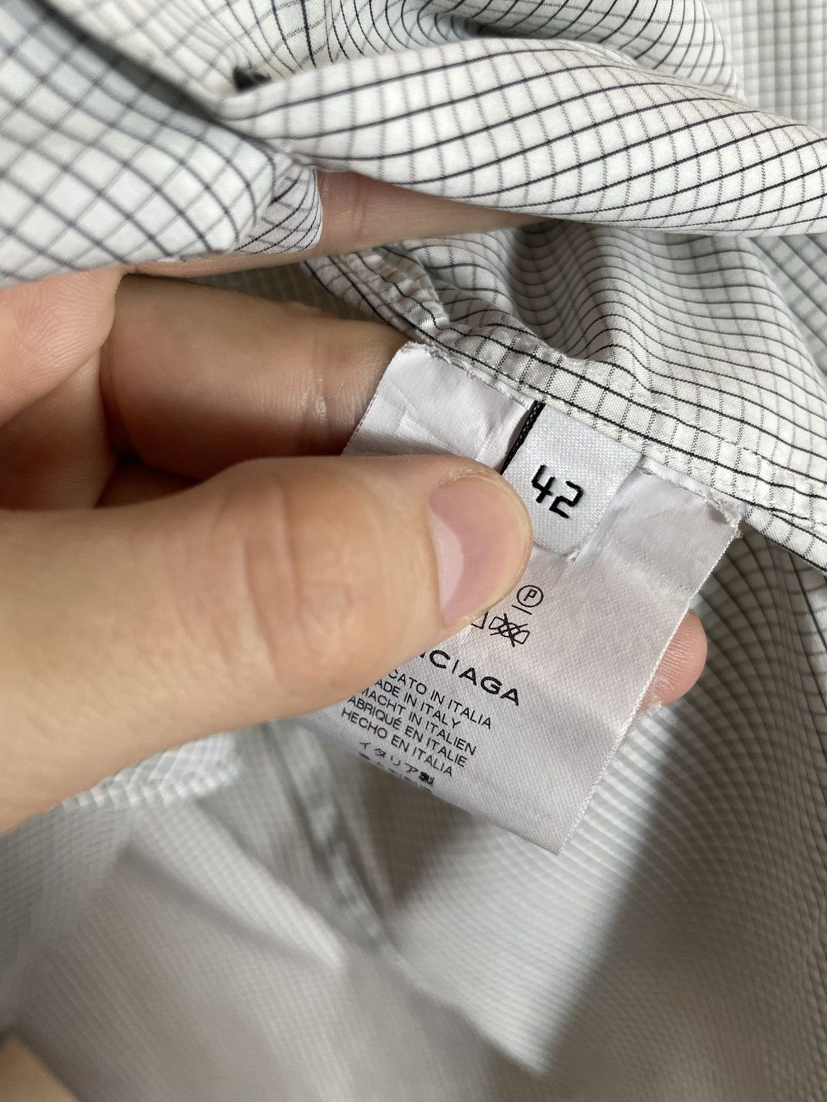Balenciaga Balenciaga Paris shirt button up Size US M / EU 48-50 / 2 - 4 Thumbnail