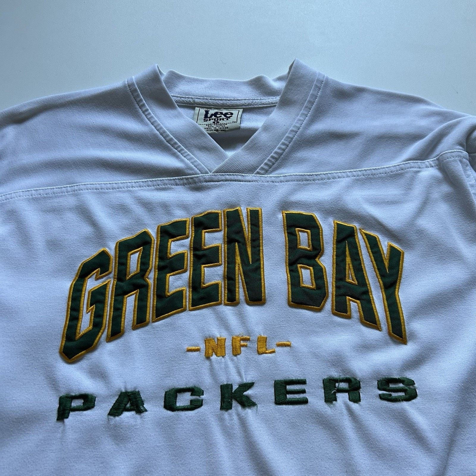 Lee Vintage 90s NFL Green Bay Packers Shirt Long Sleeve Large Size US L / EU 52-54 / 3 - 2 Thumbnail