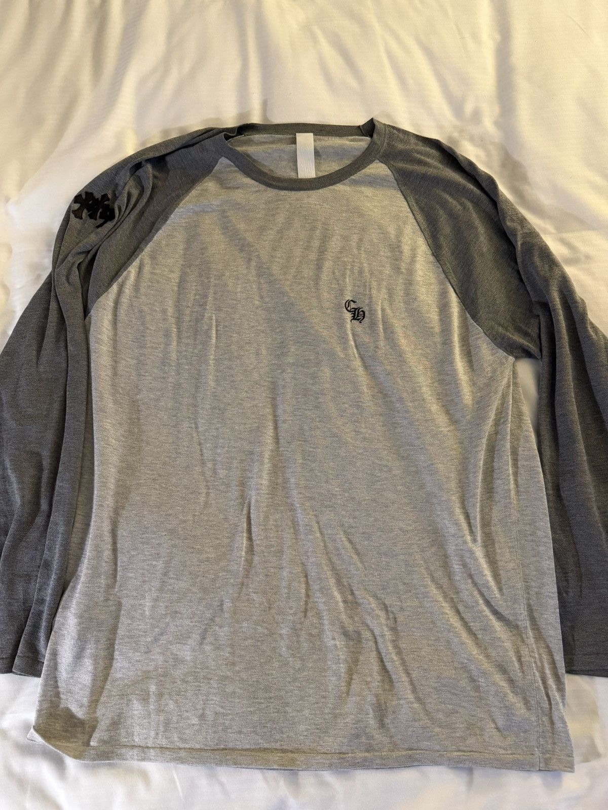 Chrome Hearts Chrome Hearts “Mixed Emotions” Triple Patch Grey