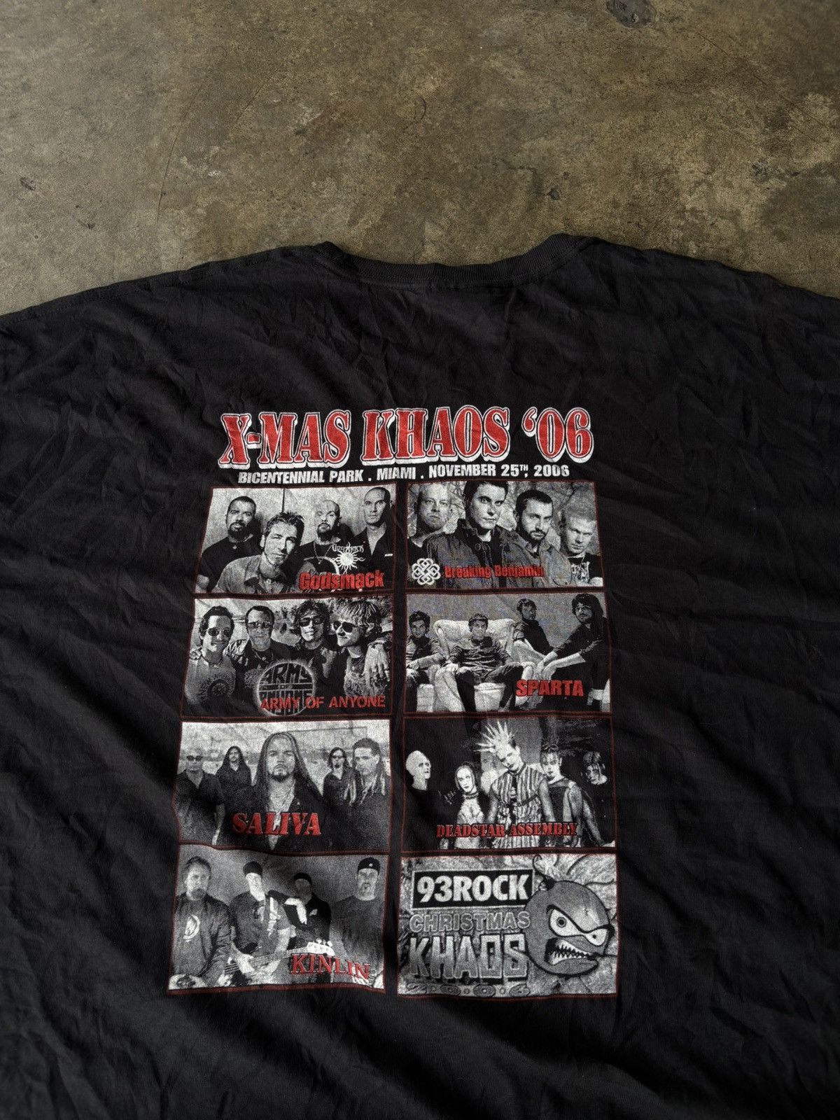 Band Tees Godsmack X-Mas Khaos 06’ Size US XL / EU 56 / 4 - 3 Thumbnail