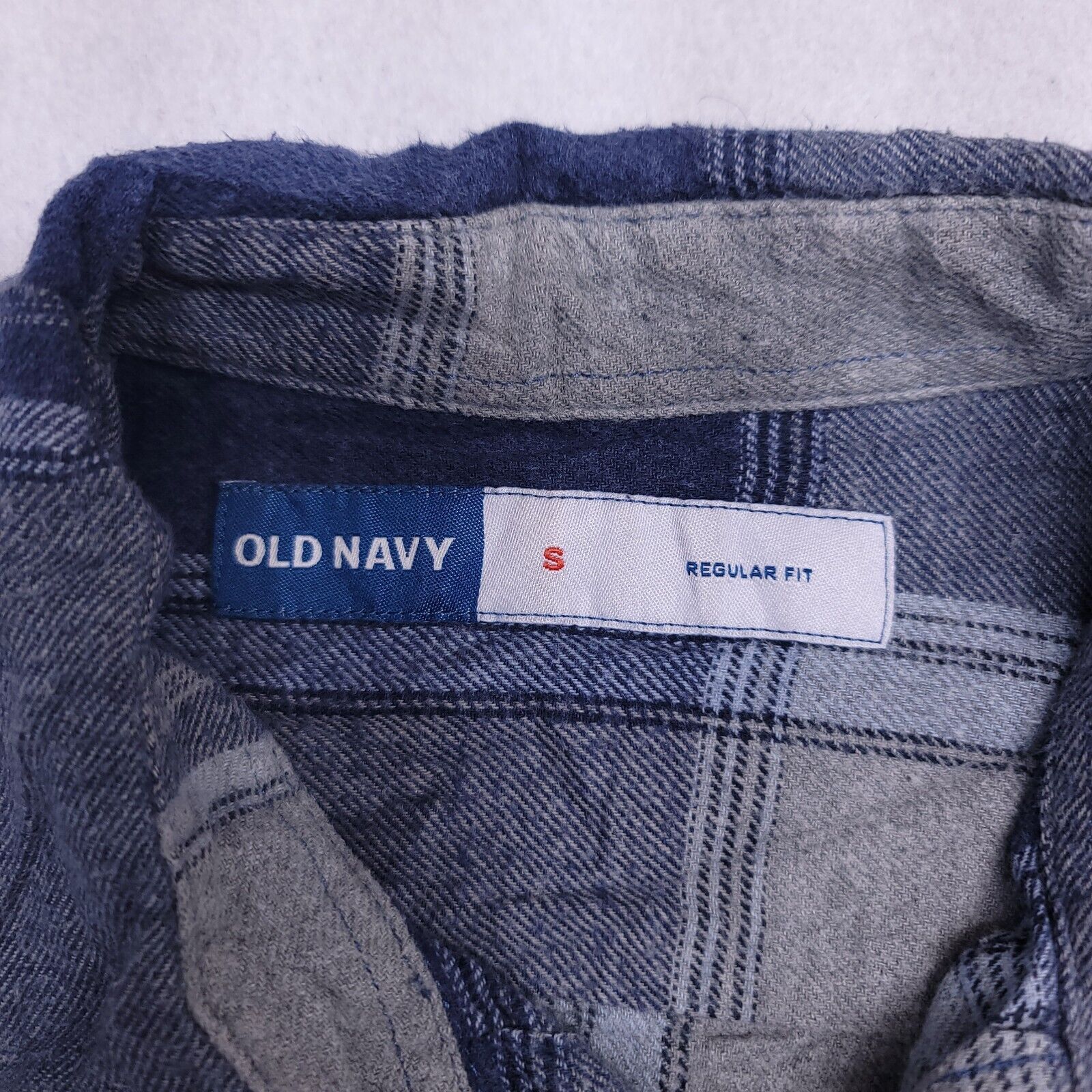 Old Navy Old Navy Buffalo Check Flannel Shirt Mens Size S Blue Gray Size US S / EU 44-46 / 1 - 3 Thumbnail