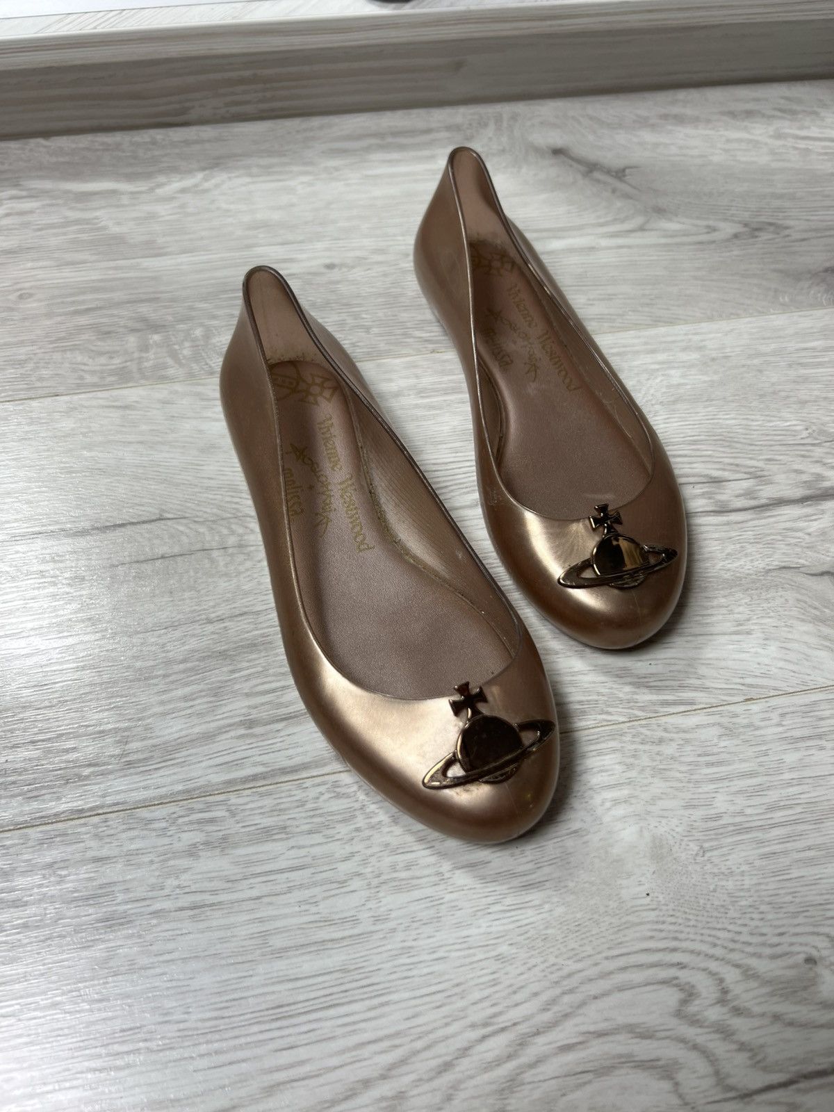 Melissa × Vivienne Westwood Vivienne Westwood × Melissa Anglomania Ballet Flats Sz 35/36 Size US 5.5 / IT 35.5 - 1 Thumbnail