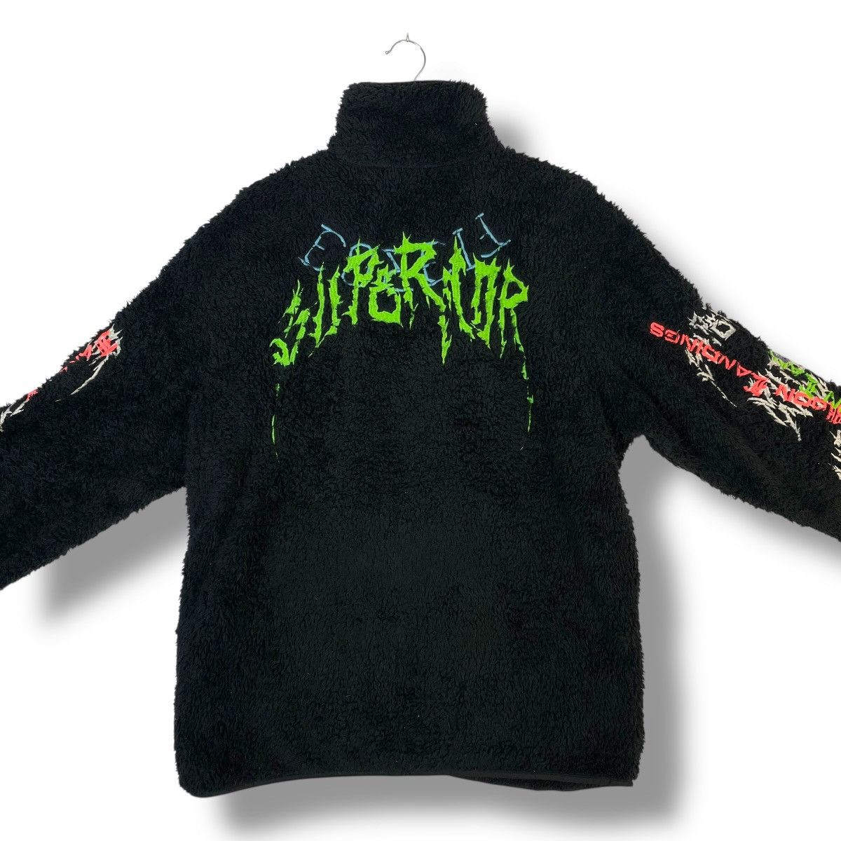 Diesel DIESEL EMBROIDERED WORDING FULL ZIP FLEECE JACKET Size US XL / EU 56 / 4 - 8 Thumbnail