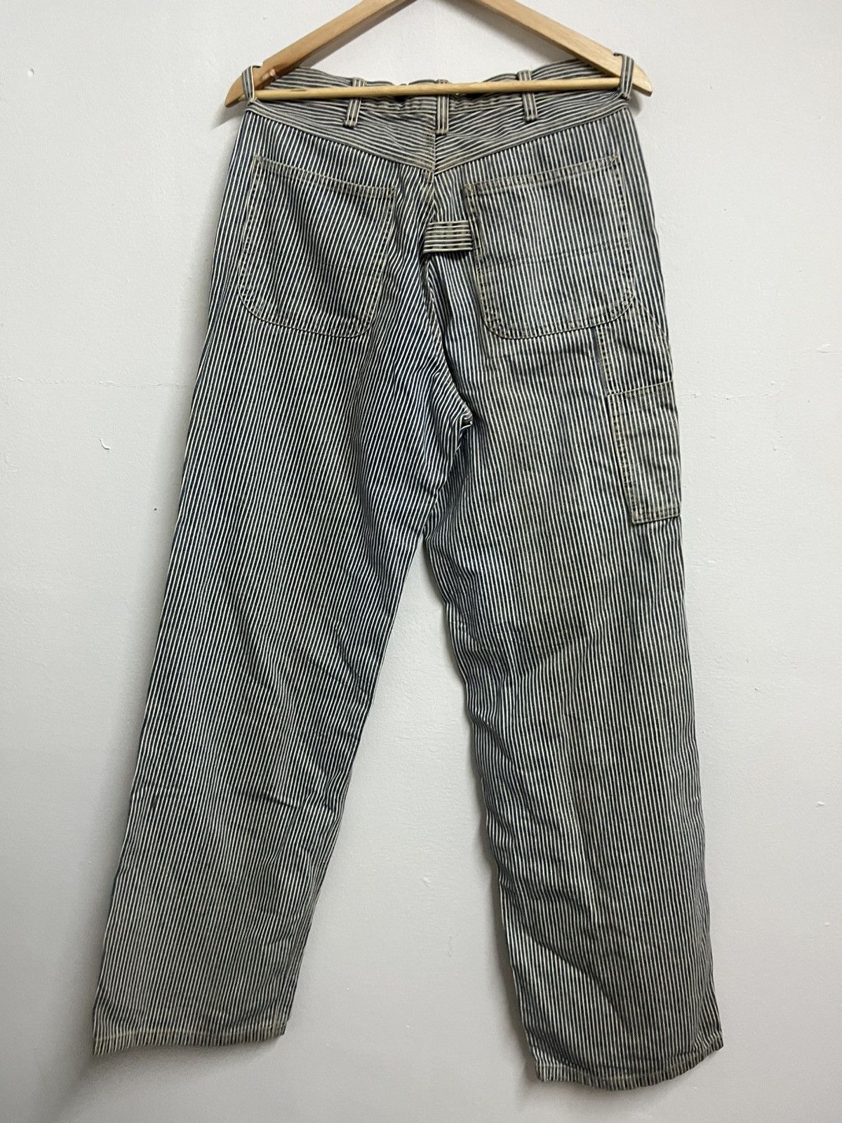 Le Grande Bleu (L.G.B.) Blue Way Workwear Hickory Denim Size US 30 / EU 46 - 11 Thumbnail