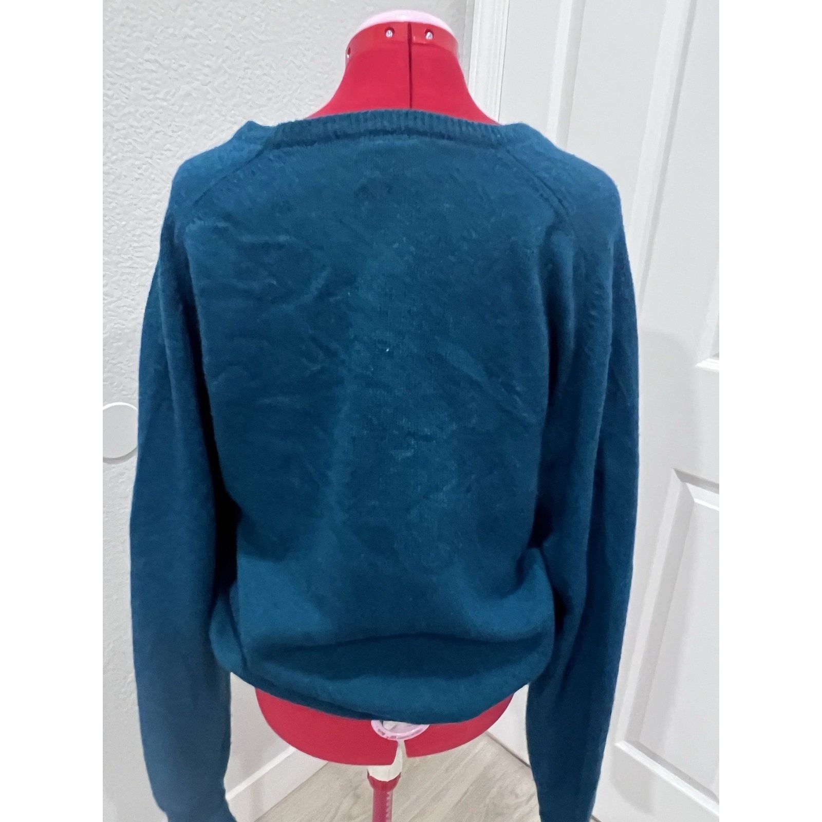 Other John Martin Men’s Wool Blend Green Preppy Academia pullover Size US L / EU 52-54 / 3 - 10 Thumbnail