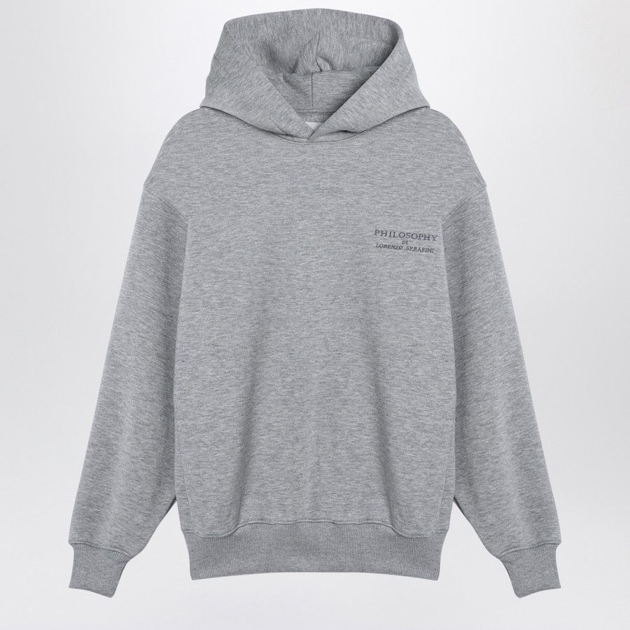 Philosophy di Lorenzo Serafini o1d2blof0924 Hooded Sweatshirt in Grey Size M / US 6-8 / IT 42-44 - 1 Thumbnail