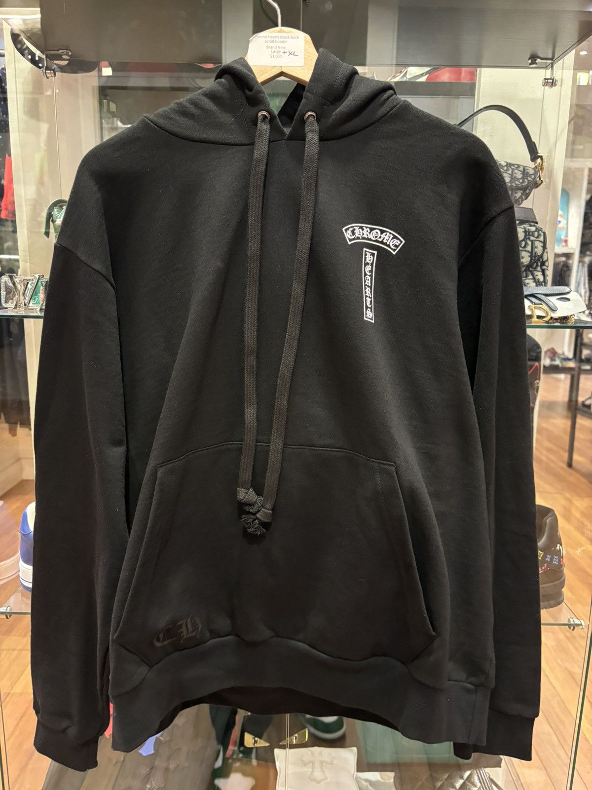 Chrome Hearts Chrome Hearts T Bar Hoodie Black Size US L / EU 52-54 / 3 - 1 Thumbnail
