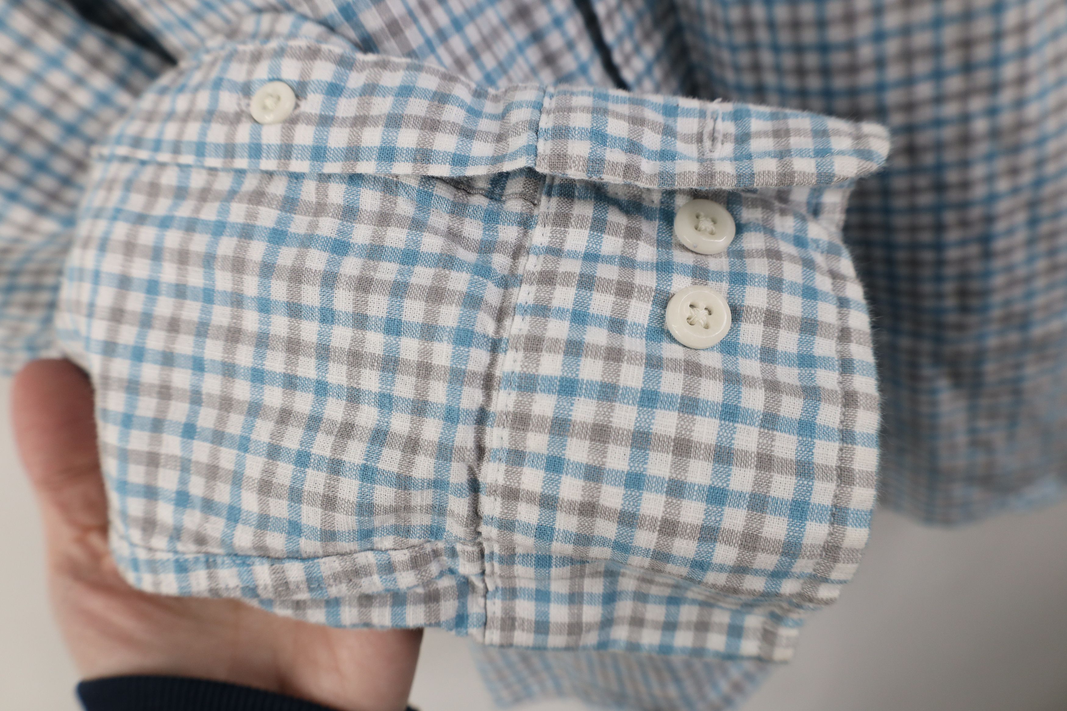 johnnie-O Johnnie O Hangin Out Weave Collared Button Down Shirt Plaid Size US XL / EU 56 / 4 - 6 Thumbnail