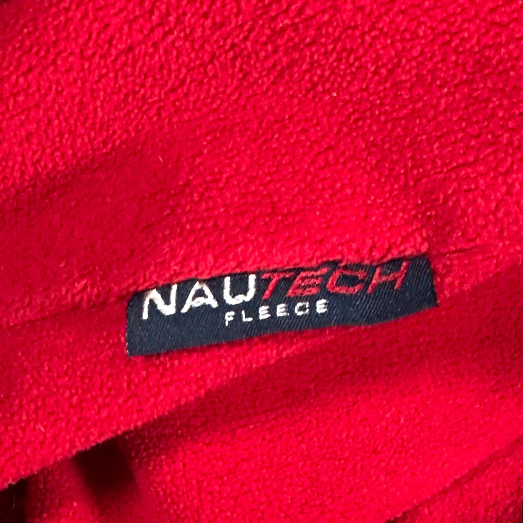 Nautica VINTAGE Nautica Pullover Mens M 90s Red Fleece Embroidered NAUTICA CHALLENGE Spell Out 1/4 Zip Logo Winter Fall Spring Size US M / EU 48-50 / 2 - 8 Thumbnail