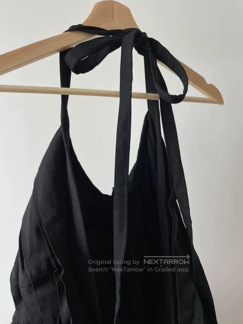 Comme des Garcons Comme Des Garcons Black pleated halter-neck tied dress Size S / US 4 / IT 40 - 3 Thumbnail