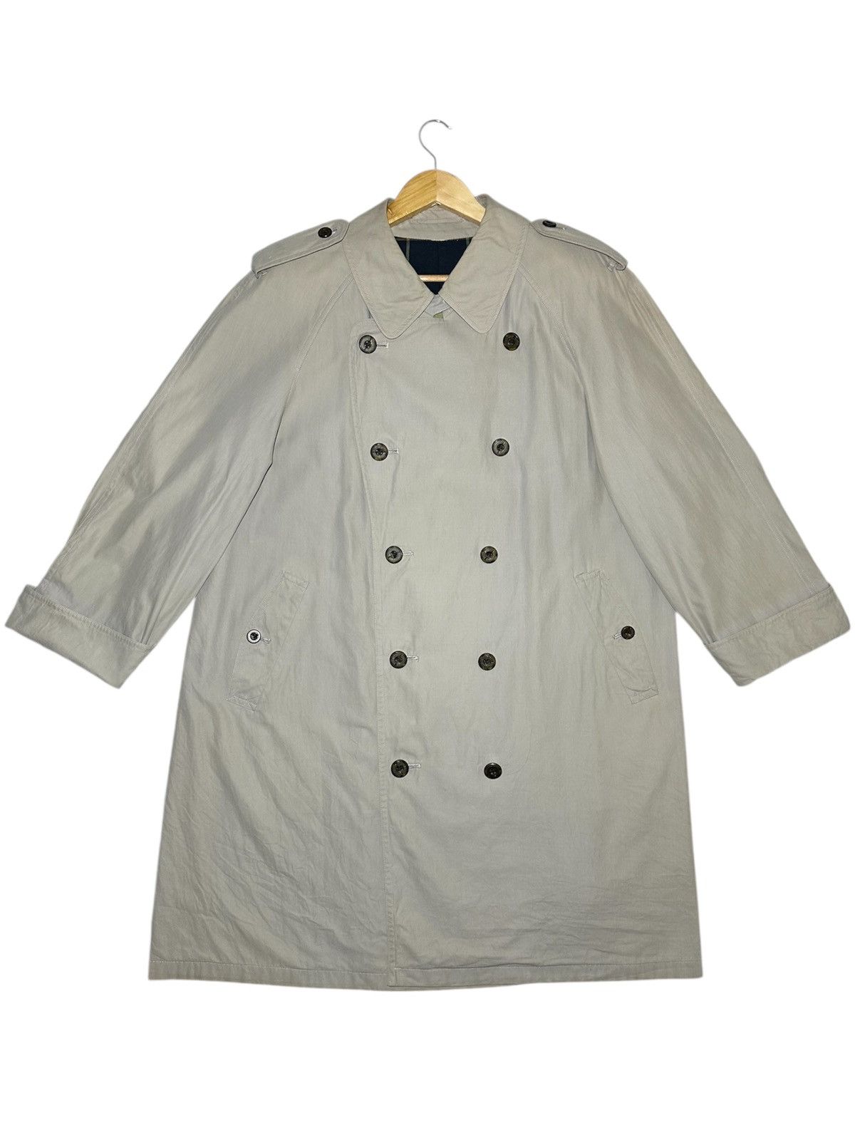Burberry Burberry Double Breasted Trench Coat Size US XL / EU 56 / 4 - 4 Thumbnail