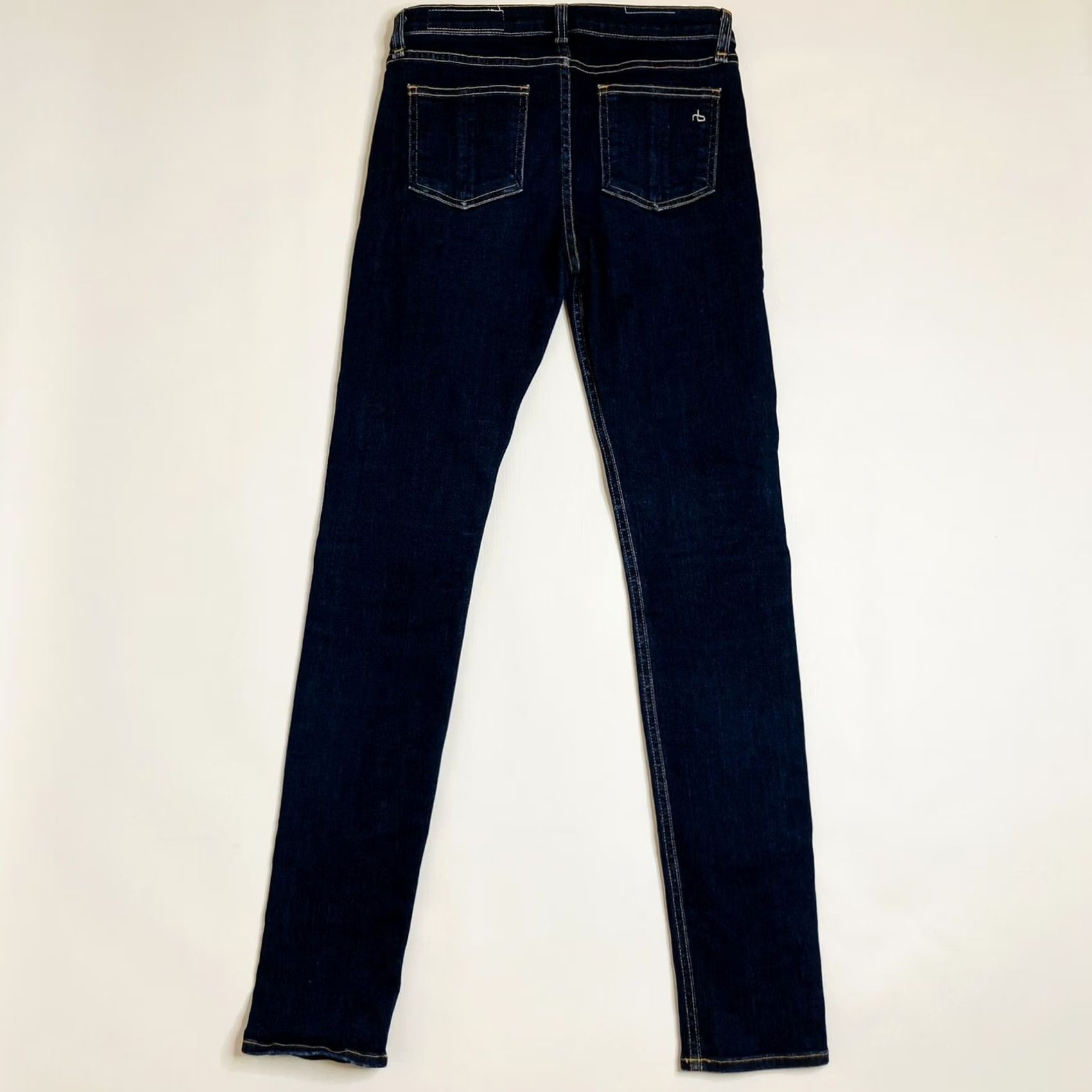 Rag & Bone Rag & Bone Women's High Rise Skinny Heritage Jeans 27 Regular Inseam 30" Denim Blue Size 27 Jeans Size 27" / US 4 / IT 40 - 2 Thumbnail
