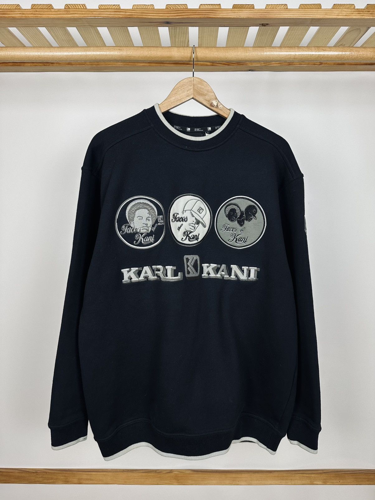 Karl Kani Vintage KARL KANI Crewneck Sweatshirt Big Logo Size L Size US L / EU 52-54 / 3 - 1 Thumbnail