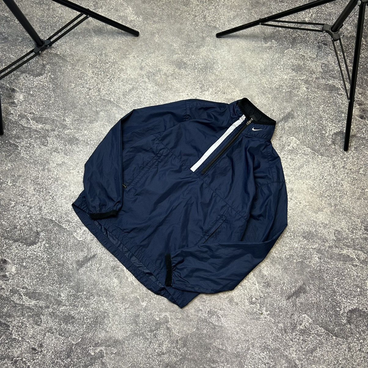 Nike Vintage Nike Small Swoosh 90’s Nylon Anorak jacket Size US S / EU 44-46 / 1 - 1 Thumbnail