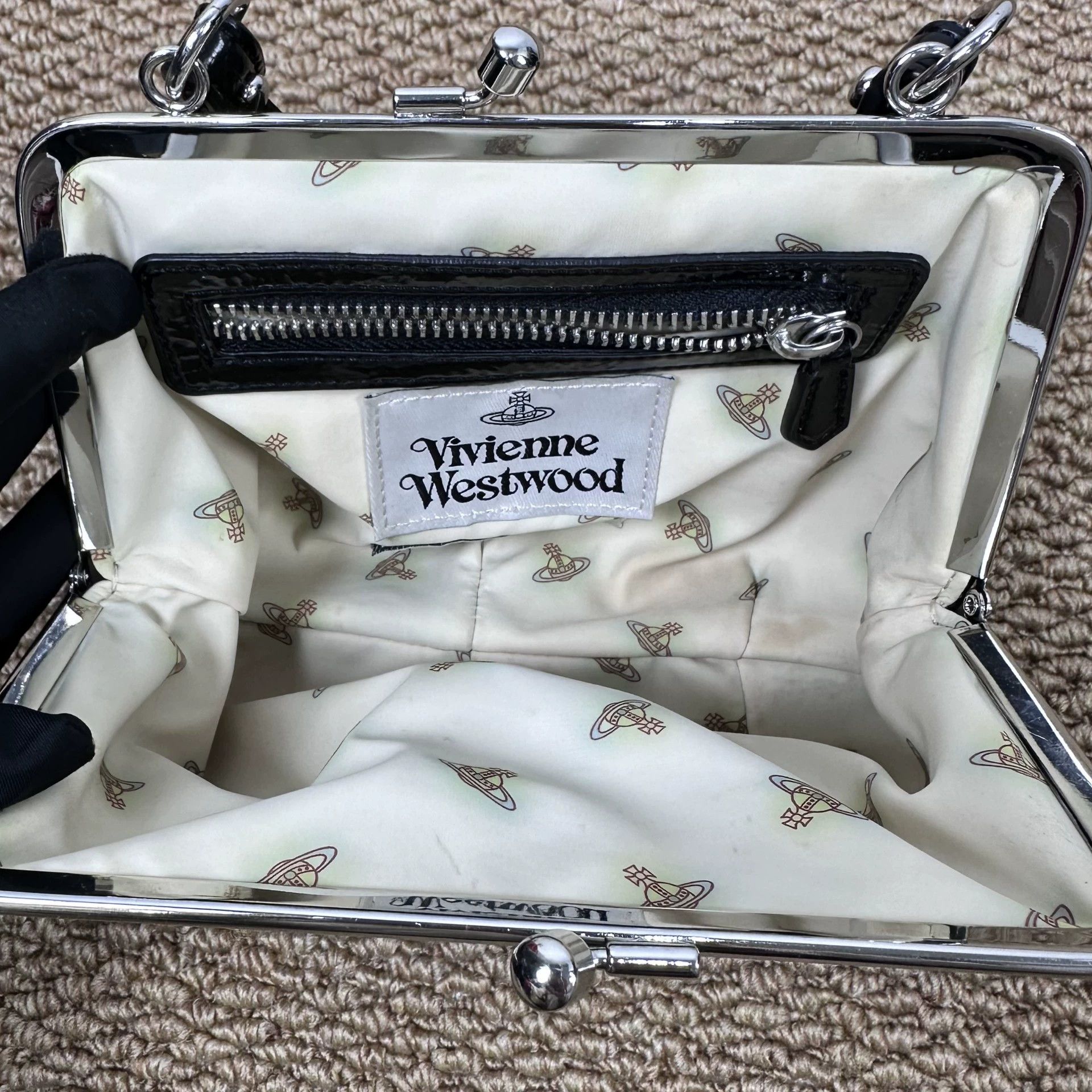 Vivienne Westwood Vivienne Westwood 95 new black croc dumpling bag Size ONE SIZE - 8 Thumbnail
