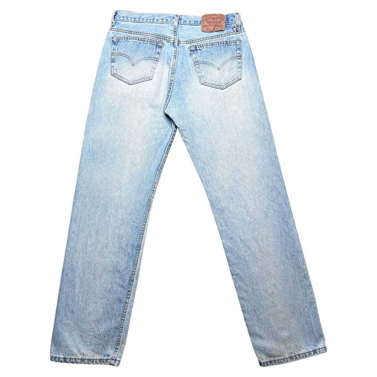 Levi's Vintage 1990s Levi’s 501 Button Fly Made In USA Denim Jeans Size US 32 / EU 48 - 2 Thumbnail