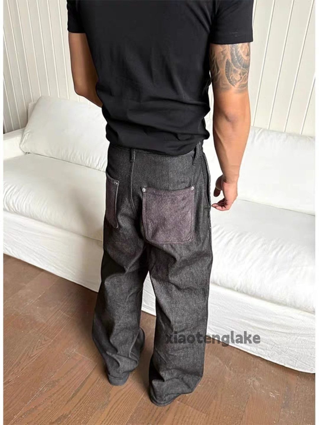 Jean zx vintage loose baggy flared punk grunge bootcut jeans Size US 30 / EU 46 - 2 Thumbnail