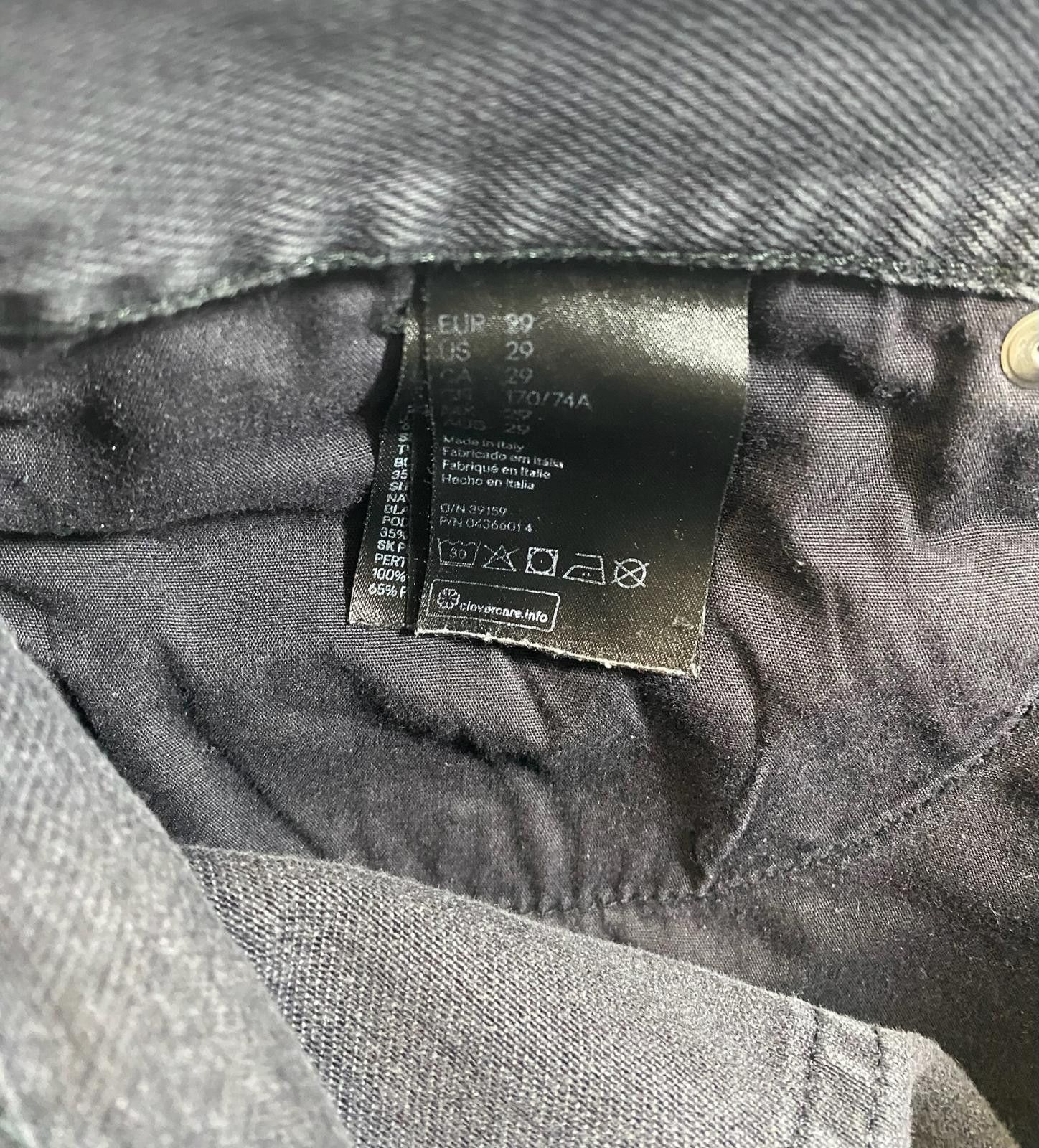 Other Kenzo H&M Black Denim Jeans with Distressed Details Size 29" - 8 Thumbnail