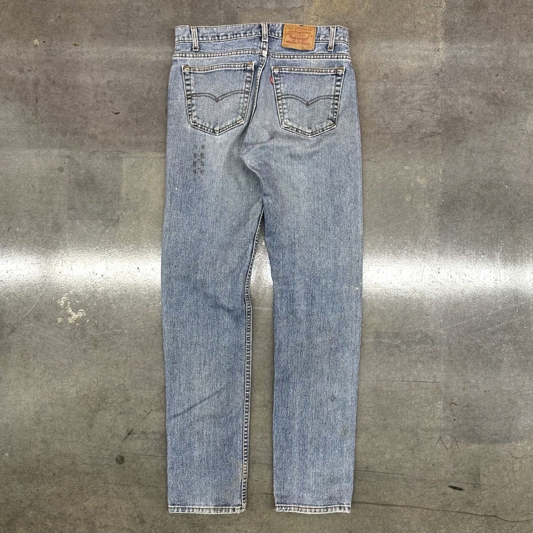 Levi's VINTAGE Levi’s 505 XX Jeans Straight 34 X 36 Men Denim Blue 90s USA Size US 34 / EU 50 - 3 Thumbnail