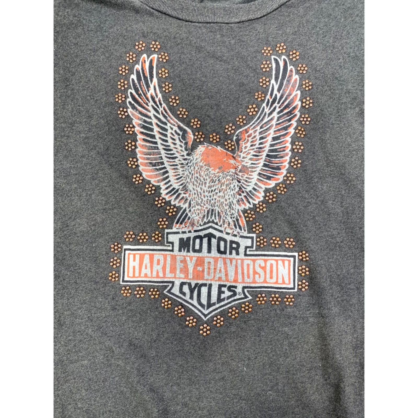 Harley Davidson Harley Davidson Long Sleeve Shirt Womens 2XL Gray Casual Motorcycle Biker 10011 Size XXL / US 16-18 / IT 52-54 - 2 Thumbnail