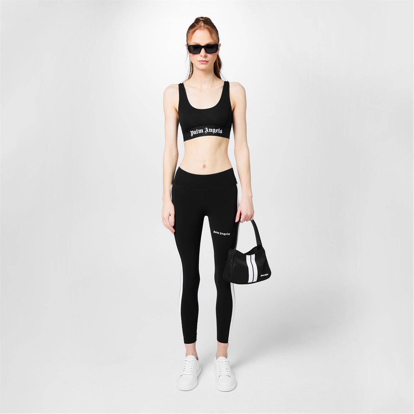 Palm Angels o1g2r1mq0325 Track Legging in Black & White Size 32" / US 10 / IT 46 - 6 Thumbnail